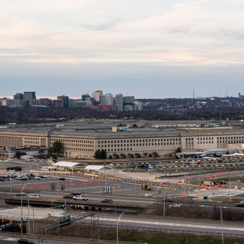 The outside of the Pentagon in Washington DC